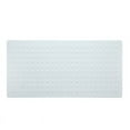 SlipX Solutions Extra Long Rubber Bath Safety Mat, 18"x36" (White