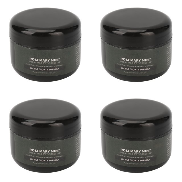 Crema acondicionadora para el cabello, 59,14 ml, romero, menta, hidratante nutritiva, mejora la pérdida de cabello, crema para el cuidado y reparación del cabello, 4 Uds.