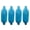 Blue_40*11cm, variant on Boat Fenders 4 Pack, Inflatable Marine Boat Bumpers with 4 Ropes Buoy for Docking