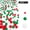 Mix, variant on Tripumer 300 Pcs Fuzzy Pom Poms Balls Pompoms Balls for DIY Arts Crafts Projects Home Decorations Green