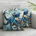 thumbnail image 3 of Shiartex Ocean Animal Pillow Covers for Couch Sofa Indoor Outdoor Zipper Closure Car Couch Bedroom 1PC 22x22in, 3 of 5