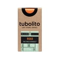 thumbnail image 1 of Tubolito Road TPU Inner Tube 700C x 18-32 mm, 42mm/60mm/80mm Presta Valve | Light, Strong & Compact | Rim & Disc Brake Compatibility | 2X Puncture Protection | Black & Orange Valve Options, 1 of 5