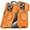 Orange, variant on Case for iPhone 15,Military Grade [Built-in Kickstand] Magnetic Rotate Ring Holder Heavy Duty TPU PC Shockproof Drop Protect Phone Case for iPhone 15,6.1 inch 2023 (Red)