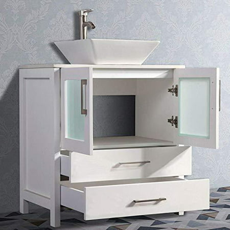 Vanity Art 30 Inch Single Sink Small, Vanity Art 30 Inch Single Quartz Sink Bathroom Set