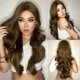 thumbnail image 3 of Long Curling Hair Wigs Sexy Wavy Hair Wig with Hair Net Heat Resistant Synthetic for Women Cosplay Party Daily Use, 3 of 4