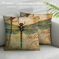 thumbnail image 3 of PIKWEEK  I Will Always Be with You Vintage Dragonfly  Throw Pillow Covers,Bedroom Living Room Home Decor,Gifts for Christian Woman, Lost Memorial Gift, 3 of 5