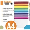 thumbnail image 7 of 24pcs Mesh Zipper Pouch Bags Puzzle Storage Bags, A4 13x9 Inches Large Reusable Zipper Pouches for Classroom Organizing Board Game Home Organization, 7 of 7