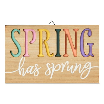 WAY TO CELEBRATE! Way To Celebrate Easter Spring has Sprung Hanging Sign, 10"