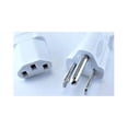 OMNIHIL 8 ft White 3-Prong AC Power Cord Compatible with Dell Alienware ...
