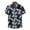 Black, variant on Floenr Mens T Shirts,Men Casual Buttons Beach Turndown Solid Fashion Single-breasted Short-sleeved Shirt