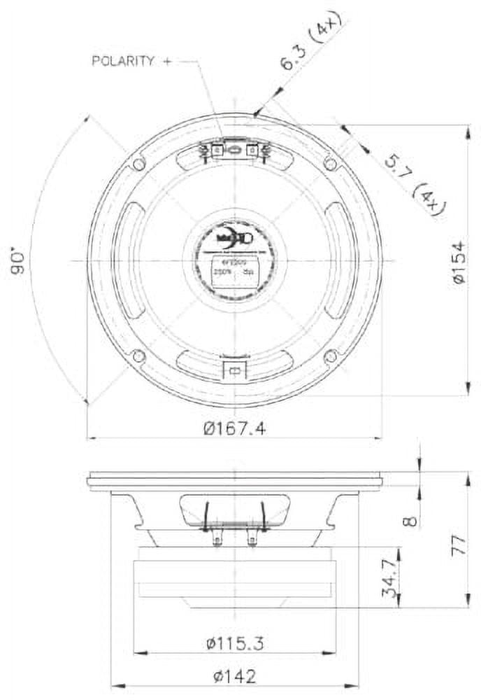Faital Pro 6FE200 6.5" Speakers - Faital Pro 6FE200 6.5" Mid-bass Speaker. Faital Pro 6FE200 260 Watt 6.5" Woofer For All High Quality Mid-bass Applications. Faital Pro 6Fe200 - View #11