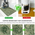 thumbnail image 3 of Coffee Mat Rubber Dish Drying Mat For Kitchen Counter Farmhouse Style Art Kitchen Mat St. Patrick''s Day Coffee Bar Accessories Decorative Macaron Coffee Dessert Drying Pad 16"X 18", 3 of 6
