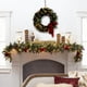 thumbnail image 4 of Decoraciones navideñas, adornos navideños, regalos navideños, coronas de invierno para puerta de entrada, corona navideña grande, corona verde artificial para puerta de entrada, ventana, paredes, deco, 4 of 6