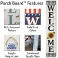 thumbnail image 6 of My Word! Welcome Check w/Sunflower Porch Board Welcome Sign and Porch Leaner for Front Door Porch Deck Patio or Wall - Indoor Outdoor Spring Farmhouse Rustic Vertical Porch and Yard Decor  8x46.5, 6 of 7
