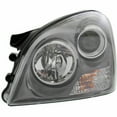 thumbnail image 3 of CarLights360: For 2006 2007 KIA MAGENTIS Head Light Assembly Driver Side w/Bulbs Black Housing - Replacement for KI2502125, 3 of 4