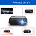 thumbnail image 4 of Miniproyector LED portátil para cine en casa, dispositivo Compatible con Smart TV Box HD, Compatible con películas de 1080P, regalo para niños, 4 of 4