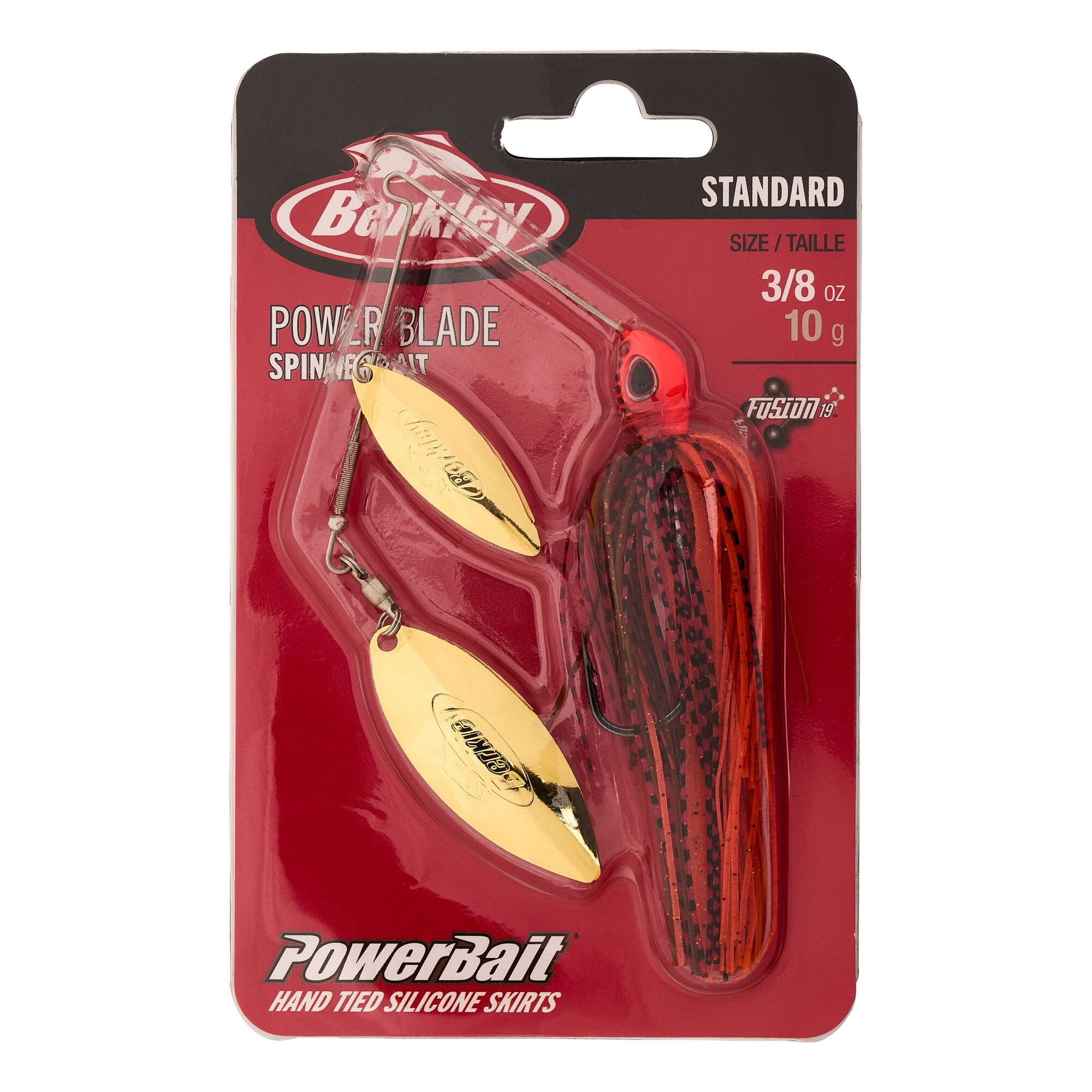 Berkley Power® Blade Standard, Spinnerbaits, Fire Craw/Gold + Gold (1-count)