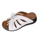thumbnail image 1 of Amzcrzy Zapatos de mujer,Zapatos de mujer,Zapatillas de mujer, Sandalias de verano para mujer, informales, vintage, con tacón de aguja y suela gruesa, con cordones y costuras rectas. Sandalias Mujer, 1 of 5