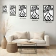 thumbnail image 3 of 70*100cm(28*40inch)  Minimalist Black-and-White Line Art Vase with Roses Framed Line Art Canvas Art Prints, 3 of 8