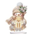 thumbnail image 1 of Pintura Diamantes Decoraciones Escritorio Muñeco Nieve Invierno Forma Especial+Redondo (#3), 1 of 9