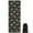 Black Highland Cow, variant on White Highland Cow Flower Pattern Hot Yoga Mat Towel Non Slip for Hot Yoga - Quick-Drying Yoga Mat Cover with 4 Corner Pockets with Travel Bag - Hot Yoga Towel Non Slip 70"x26"