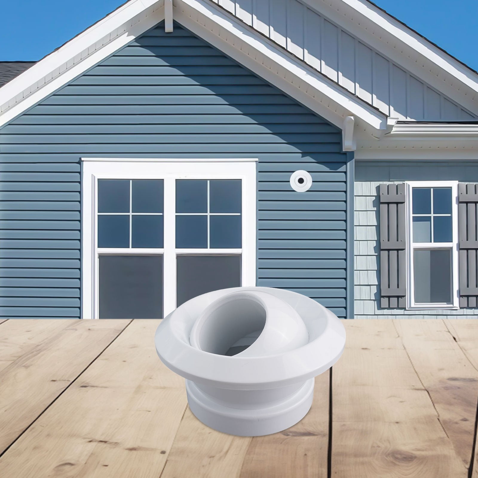 6Inch Round Air Vent Adjustable Rotatable Ball Jet Air Diffuser Soffit Vent Ventilation Ducting Hose Louver Wall Ceiling Mounted