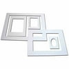 Sax White Precut Mat Frame, 5 Assorted Sizes, Pack of 60, White