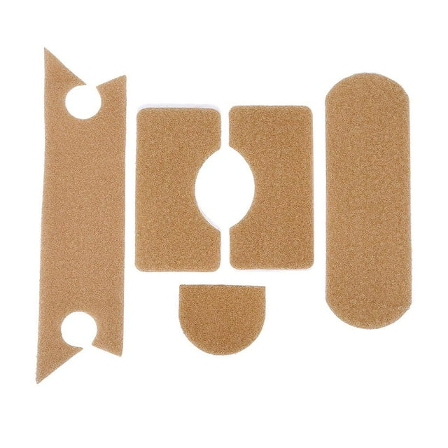 Qiilu 5pcs Strong Adhesive Helmet Patch Hook Loop Sticker Military Accessory for IBH Helmets,Helmet Hook Sticker, Airsoft Helmet Sticker