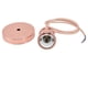 thumbnail image 3 of M Buder Portalámparas Colgante Vintage E27 Cable 100-240V Rosa Dorado 1m / 3.3ft, 3 of 9