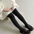 thumbnail image 6 of Girls Knitted Pantyhose Stretchy Dance Tights Breathable Cotton Leggings Toddler Footed Tights Kids Ballet Base Layer Versatile All Season Wear, 6 of 9