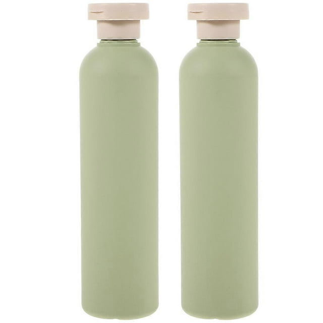 2pcs Squeeze Bottles Refillable Travel Bottles Lotion Bottles with Flips Caps for Creams Shampoo(400ml)