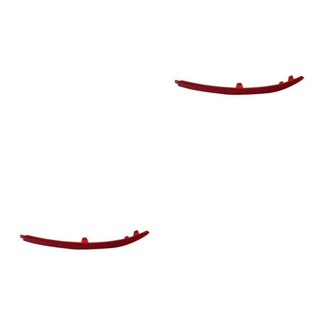 Maoww Replacement for Skoda for Octavia 2010-2014 Left Side Rear Bumper Reflector ABS Red Reflective Stickers 1Z0945105A red 30 * 3 * 5cm 2Set