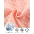 thumbnail image 3 of MICHLEY Cotton Baby Sleeveless Romper, Unisex Summer Jumpsuit Outfit for Infant Toddler Boys Girls, 0-24 Months, 3 of 9