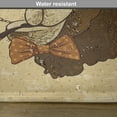 thumbnail image 6 of Ambesonne Animal Place Mats Set of 4, Hipster Pop Art Vintage, Standard Size, Brown and Tan, 6 of 6