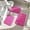 🔥 Pink, variant on Viflosae Bathroom Rugs Bathroom Rug Foam Bath Mat 3 Piece Set Bathroom Rugs Toilet Mats Soft Water AbsorptionWashable Dark