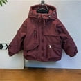 thumbnail image 2 of LWNYDPLSD Boys Black Jacket 12 Month Winter Coat Boys Jackets Size 14-16 Toddler Snowsuit Boy Long Sleeve Shirt Baby Winter Suit 12-18 Months Junior, Red 3-4 Years, 2 of 7