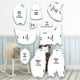 thumbnail image 4 of Juego Costura Oso Con Memoria Plantilla Retales Transparente (10 Pulgadas) 10 Uds., 4 of 9