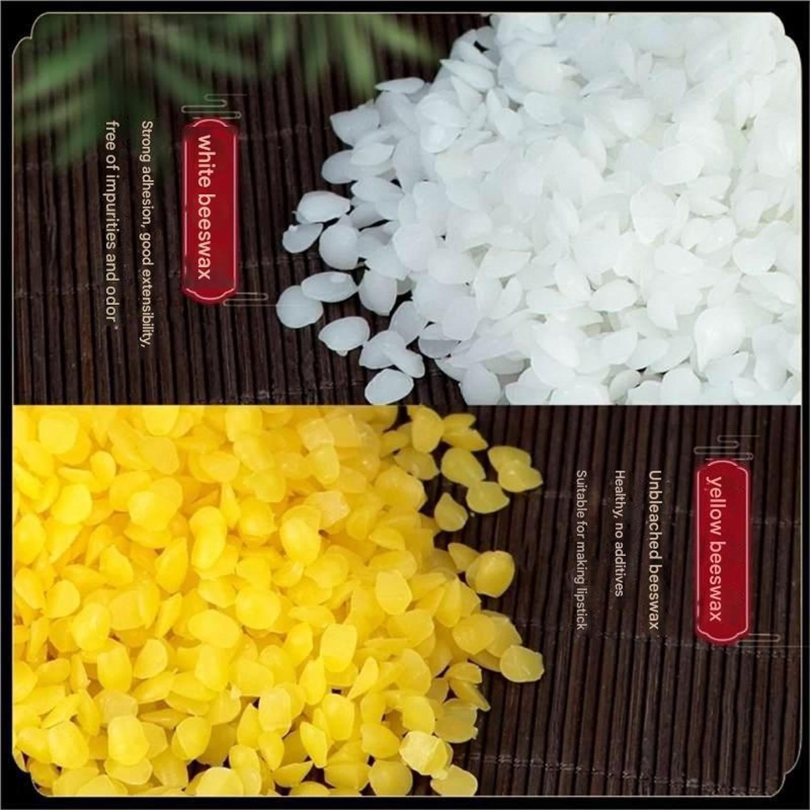 Natural Yellow Beeswax Pellets, Candle Wax for Candle Making, Bees Wax Pellets Melts, Beeswax for Candle Making, Candle Making Wax, Beeswax for DIY Candle Making - 50g