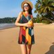 thumbnail image 3 of Fotbe Geometric Cube Pattern Art Vestido de Verano sin Mangas para Mujer – Vestido Midi Línea A, Estilo Camiseta Floral, Vestido Playero Casual y Fluido, 3 of 7