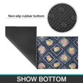 thumbnail image 6 of Pioneer Flower Floral Print Pattern Kitchen Rugs Sets Of 2, Anti Fatigue Non Slip Washable Floor Mats for Kitchen Sink Laundry, 17X30 Inch + 17X47 Inch, 6 of 6