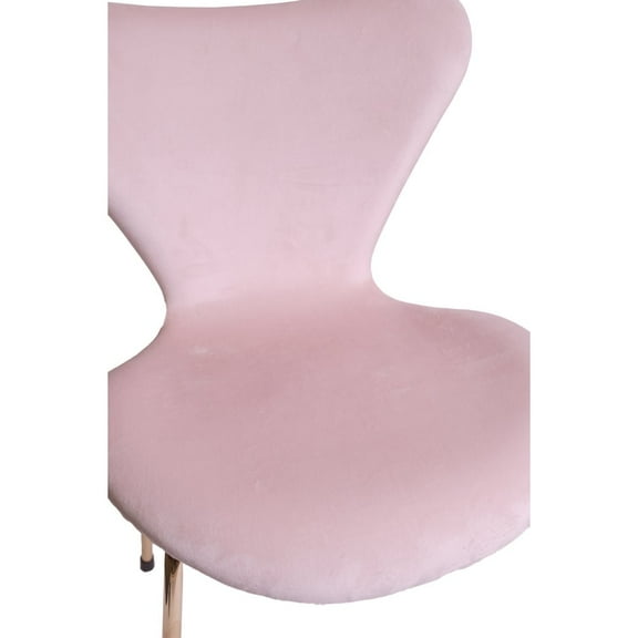 CSP Commercial Seating Products Velour Side Chair Pink