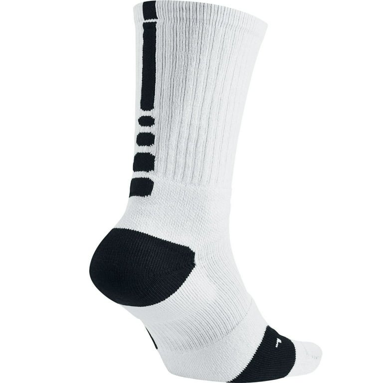 Nike Dri-FIT Elite Crew Men's Basketball Socks White/Black sx3629-107