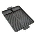 thumbnail image 1 of BBQ Grill Pan Plate Portable Non-Stick Coating Stove Cooker Tray Rectangle, 1 of 11