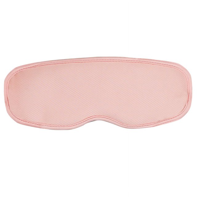 (Rosé) Antifaz para dormir 3D, antifaz de noche, antifaz para ojos, cubierta para ojos para dormir, cómodo y ajustable, apagón contorneado, seguro para extensiones de pestañas, protector para dormir oso de fresa Electrónica