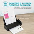 thumbnail image 2 of IRIScan Pro Document Scanner Duplex-v5PRO 20PPM/40IPM: Escáner de Computadora y Recibos, ADF 20, Editor de PDF Gratuito, Escanear a Word, XLS, Tarjetas de Autobús, 2 of 5