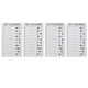 thumbnail image 2 of Tablero de lista de verificación de 4 piezas, reciclable, portátil, para hacer usted mismo, lista de tareas, tabla de tareas desmontable para hacer usted mismo, mensaje, plan de viaje, tarjeta blanca, 2 of 14
