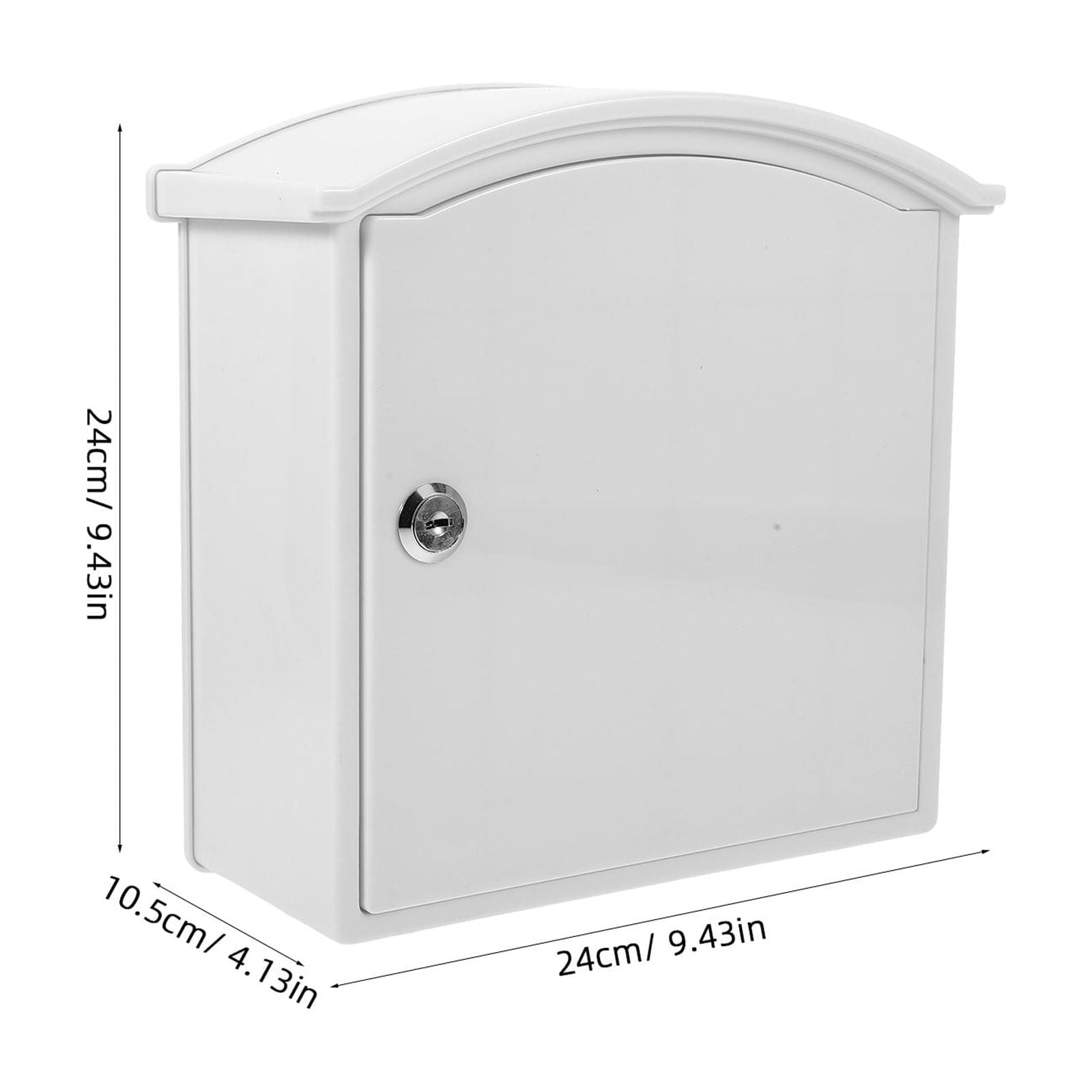 Greenadscape 1Pack Simple Style Wall Mount Milk Box For Mail And Milk Storage 24.00X24.00X10.50in