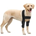 thumbnail image 1 of Dog Front Leg Hock Braces Elbow Protector Canine Wrap Protects Wounds Heal And Sprains Support, 1 of 5