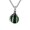 Green, variant on Men's Stainless Steel Vintage Gothic Tribal Dragon Claw Crystal Ball Pendant Hip Hop Necklace Blue