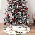 thumbnail image 5 of Yiaed Cute Farm Print Christmas Tree Skirt , Tree SkirtsTree Mat for Christmas Winter Holiday Indoor Decorations-36", 5 of 7